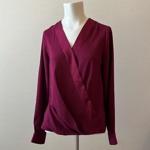 Ann Taylor wrap front blouse. Never worn.
